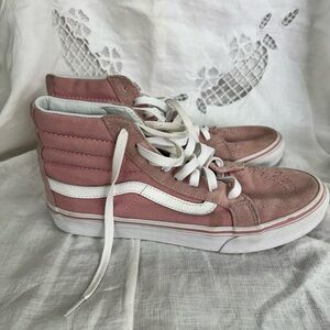 Vans Pink Hightop Sneaker
